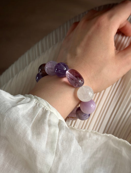 Crown Chakra Amethyst Purple Crystal Wealth Quartz