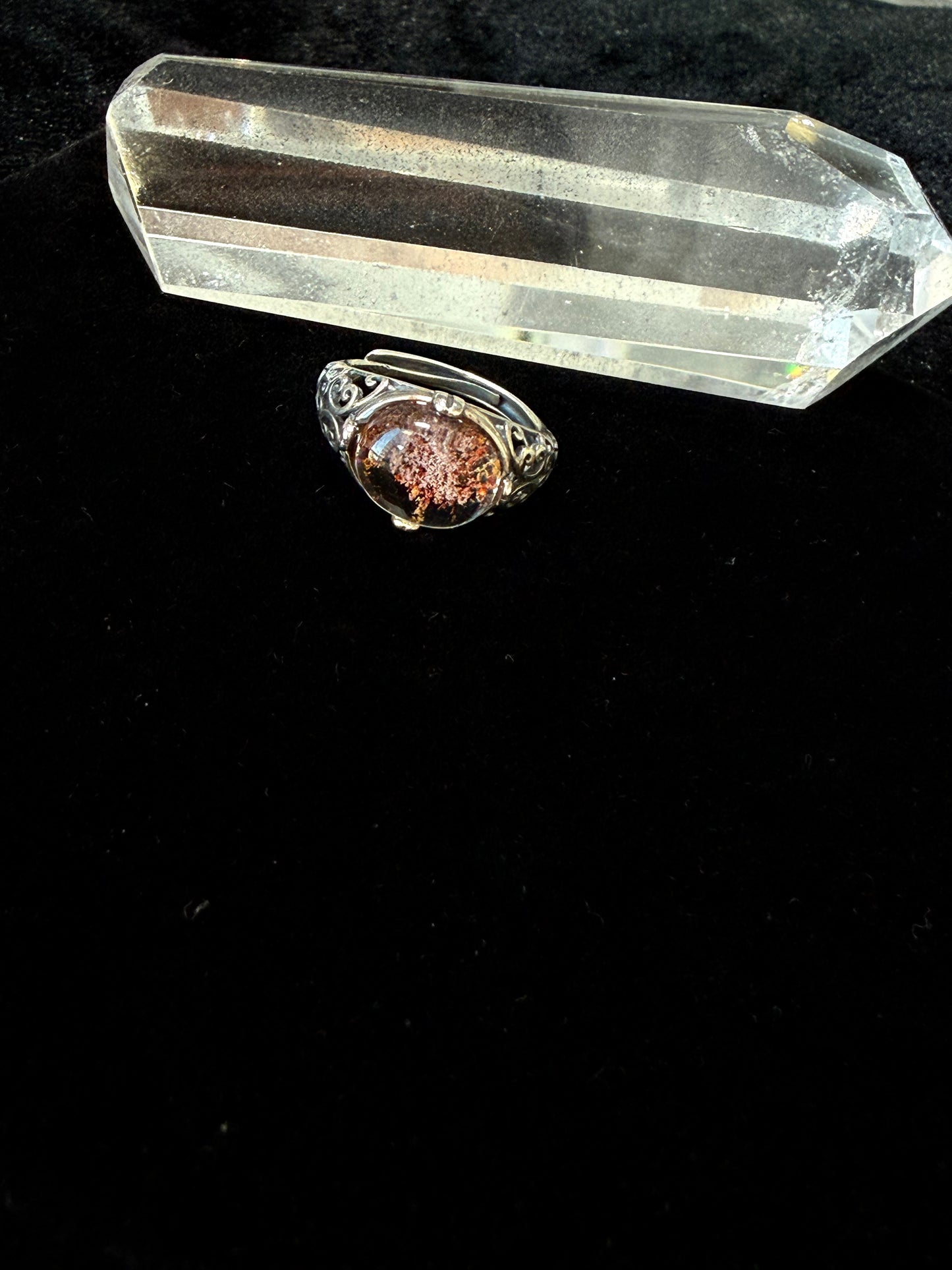 Mystical Spirit Phantom Ring – Ghost Stone in Sterling Silver