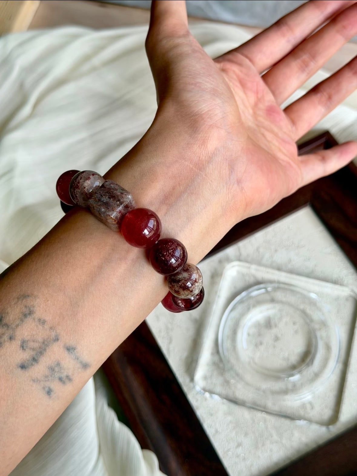 Rose Quartz Root Chakra Phantom Quartz Hematoid Quartz
