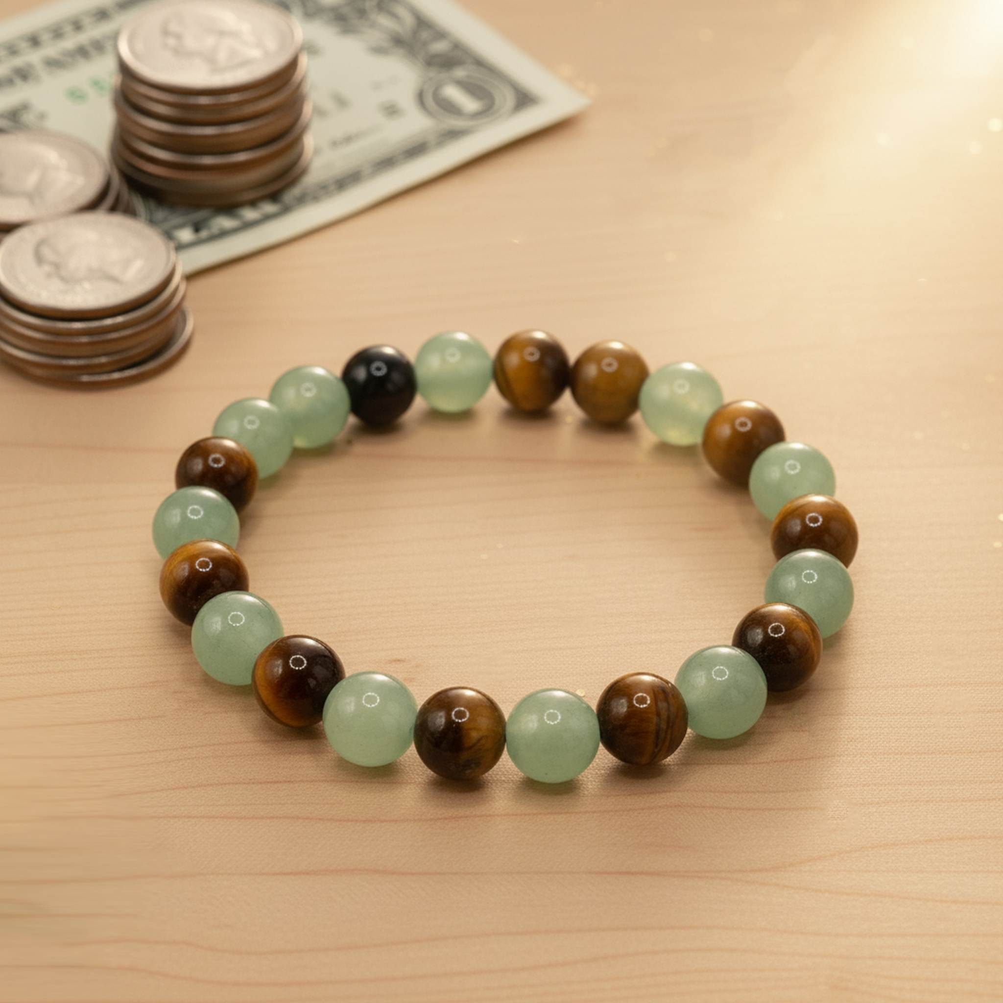 Money Wealth Success Crystal Bracelet