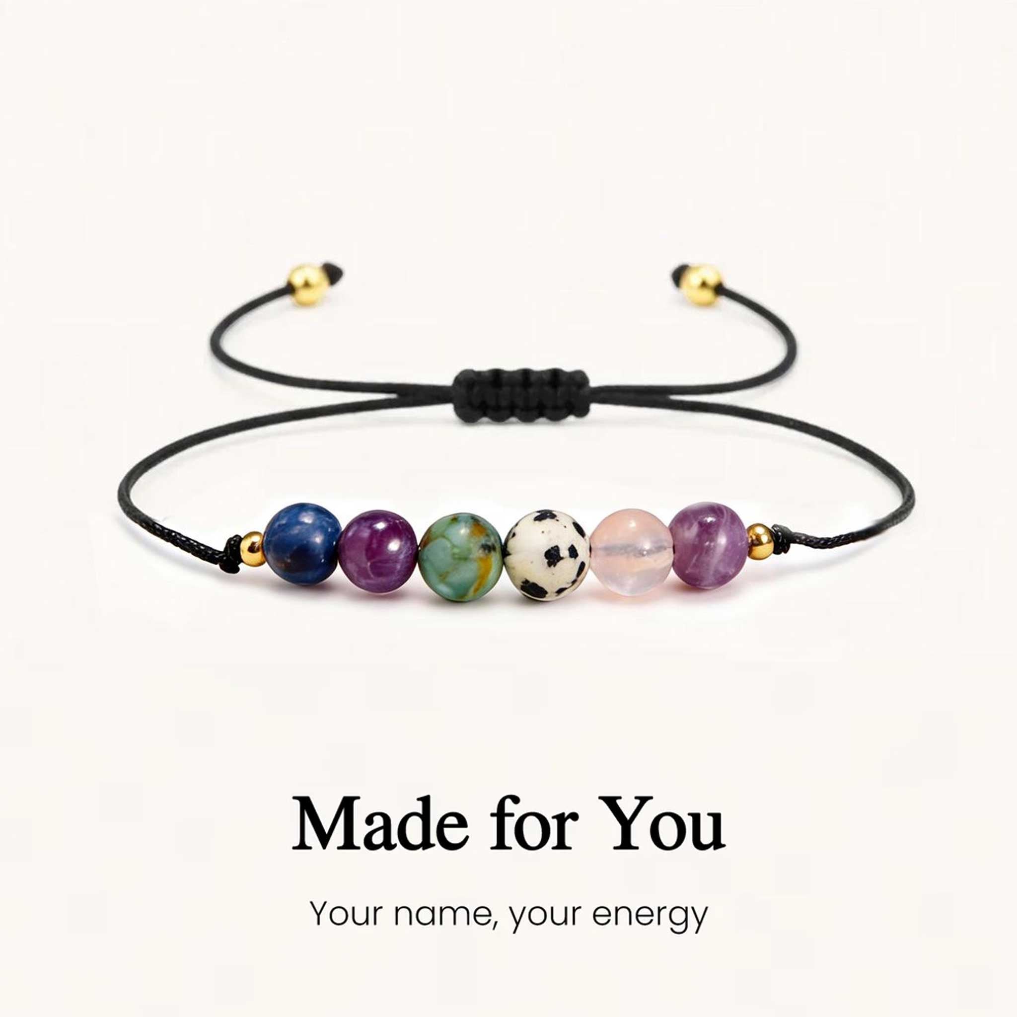 Custom Name Gem Bracelet