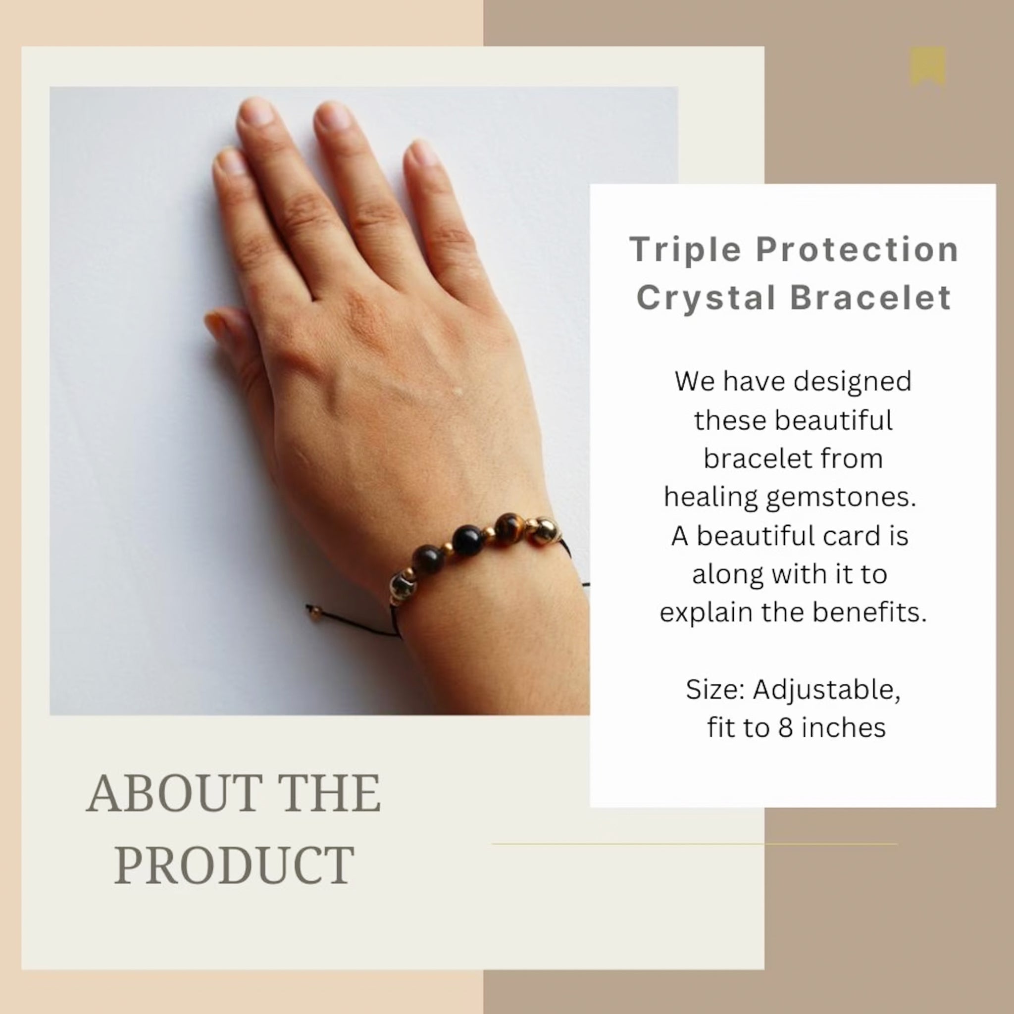 Badass Tribe Courage and Strength Crystal Bracelet