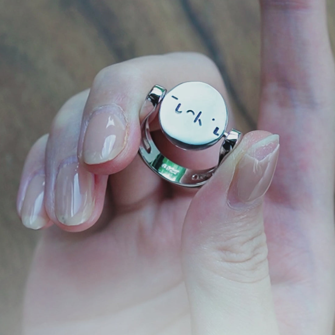 ''Fuck it'' Hidden Word Spinning Fidget Ring