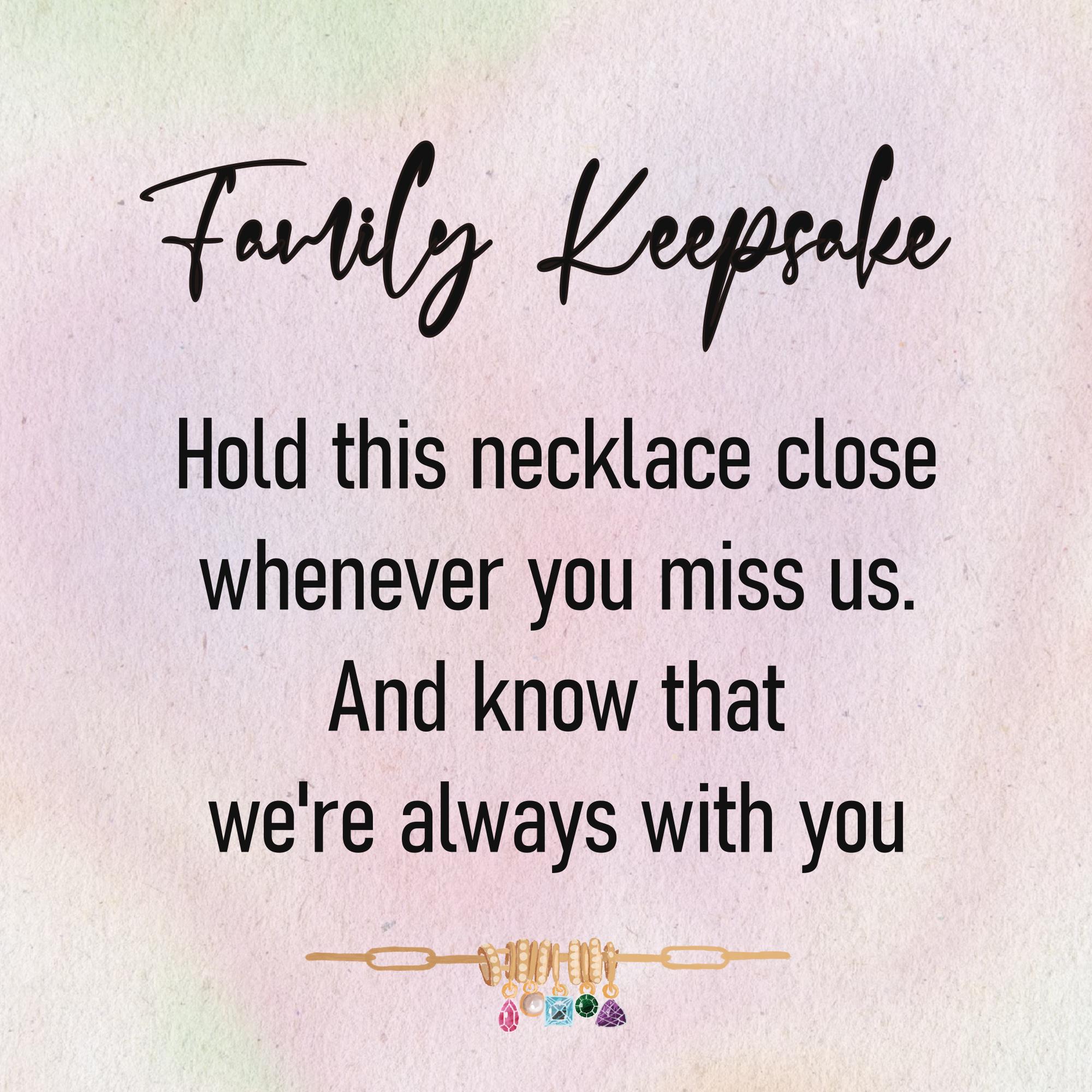 Personalized Birthstone Necklace