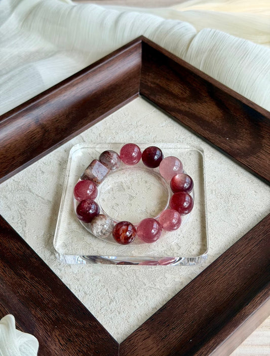 Rose Quartz Root Chakra Phantom Quartz Hematoid Quartz