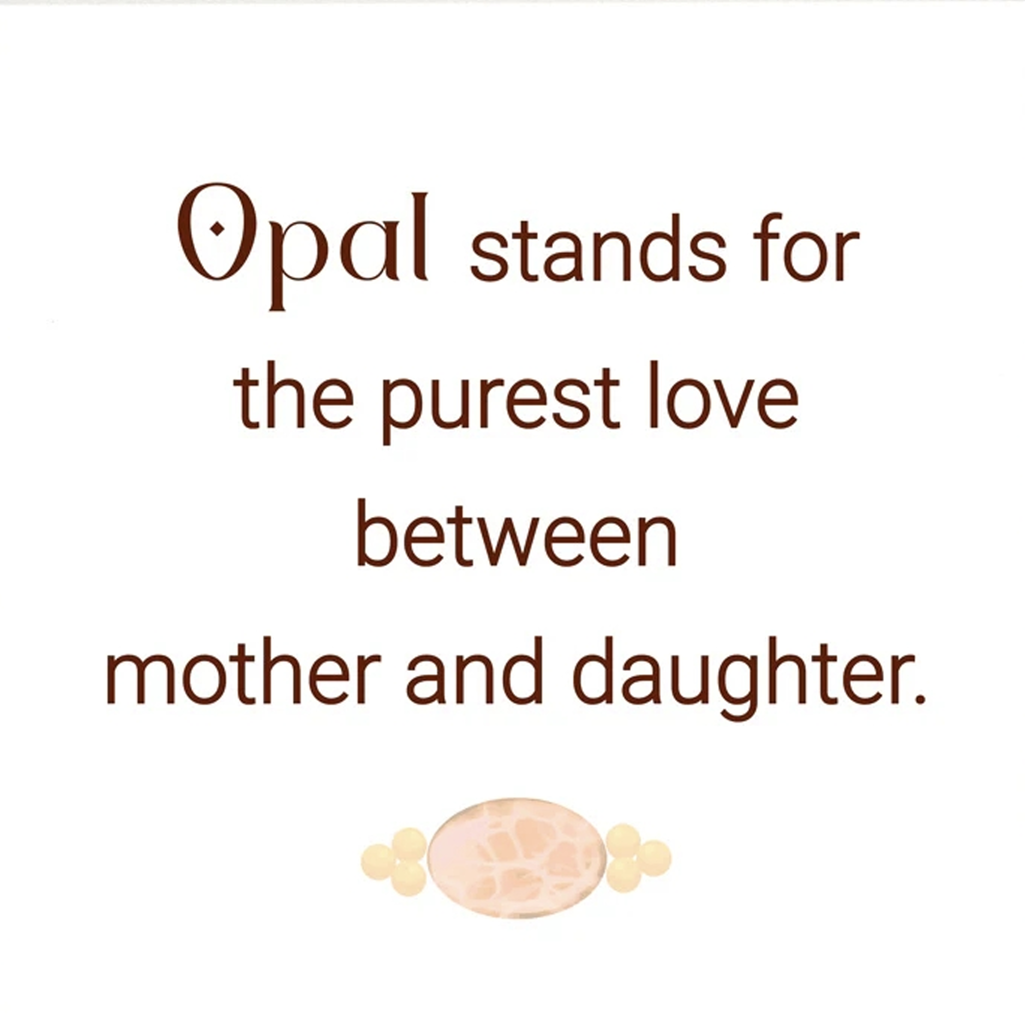 Mother & Daughter Matching Opal Ring
