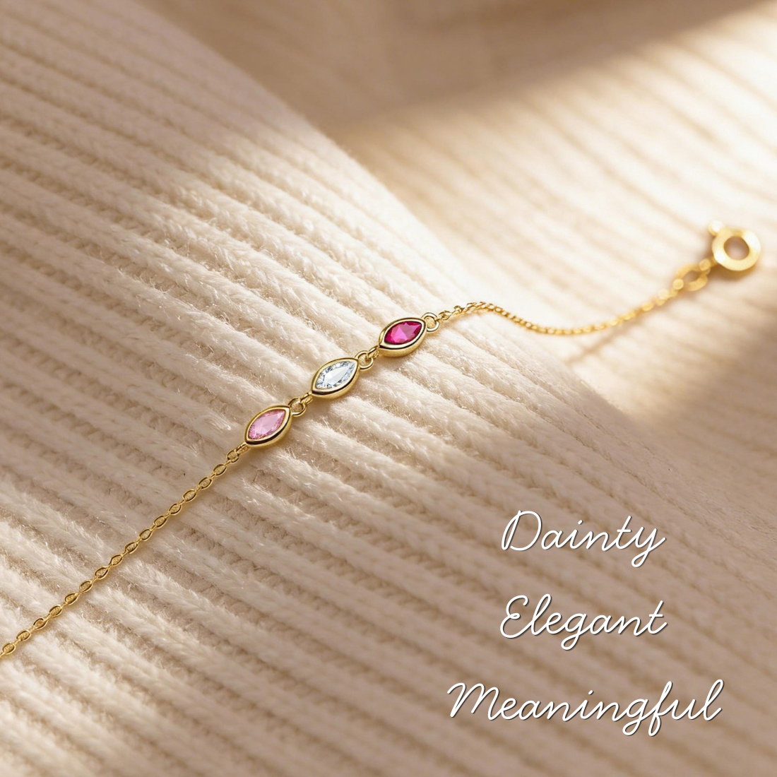 Always Together Birthstone Bracelet