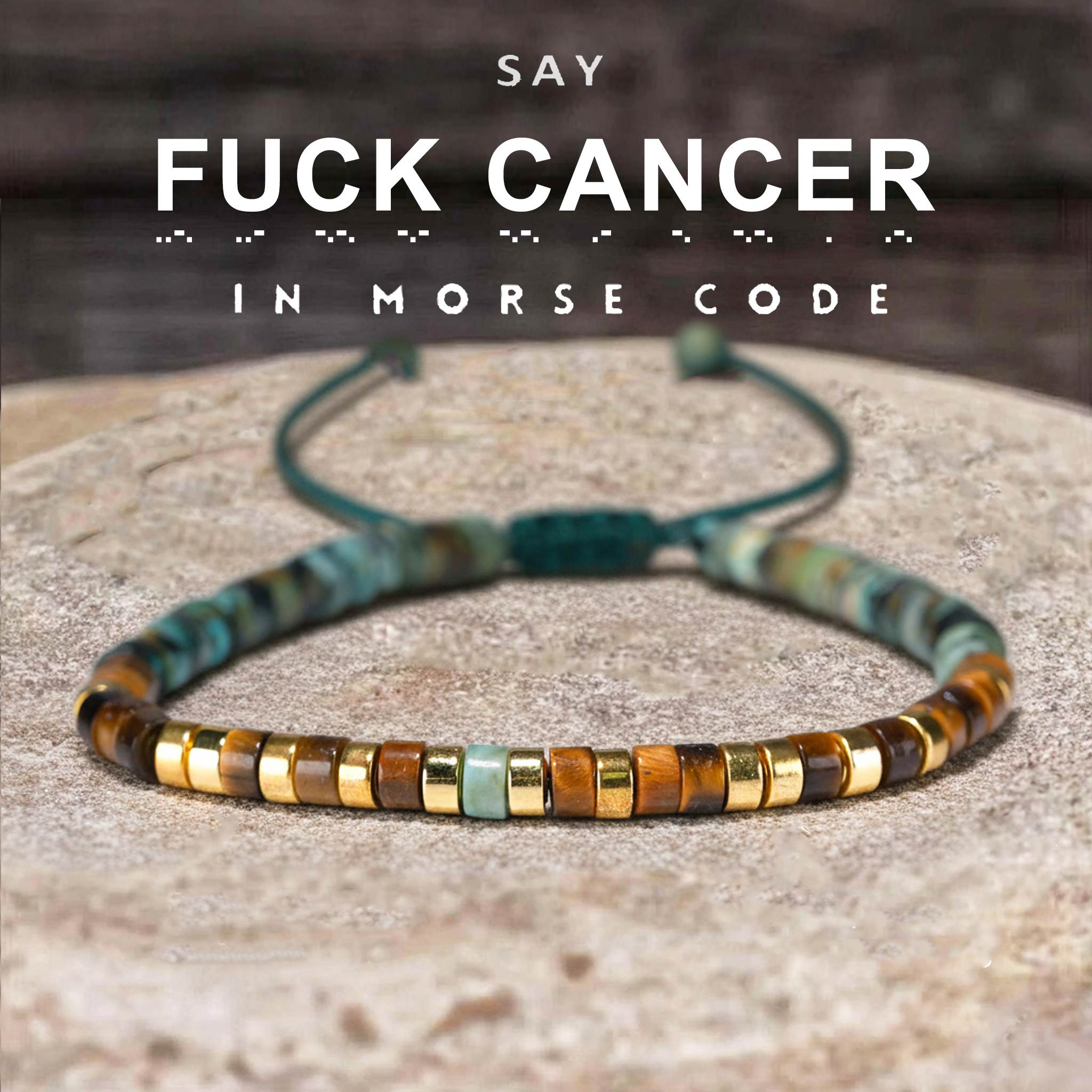 Warrior Morse Code Bracelet