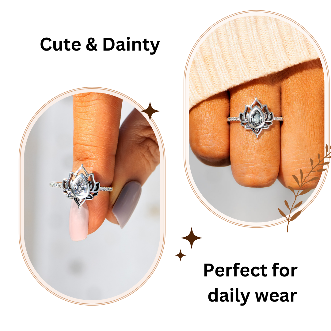 “Fuck it and begin again" Lotus Ring