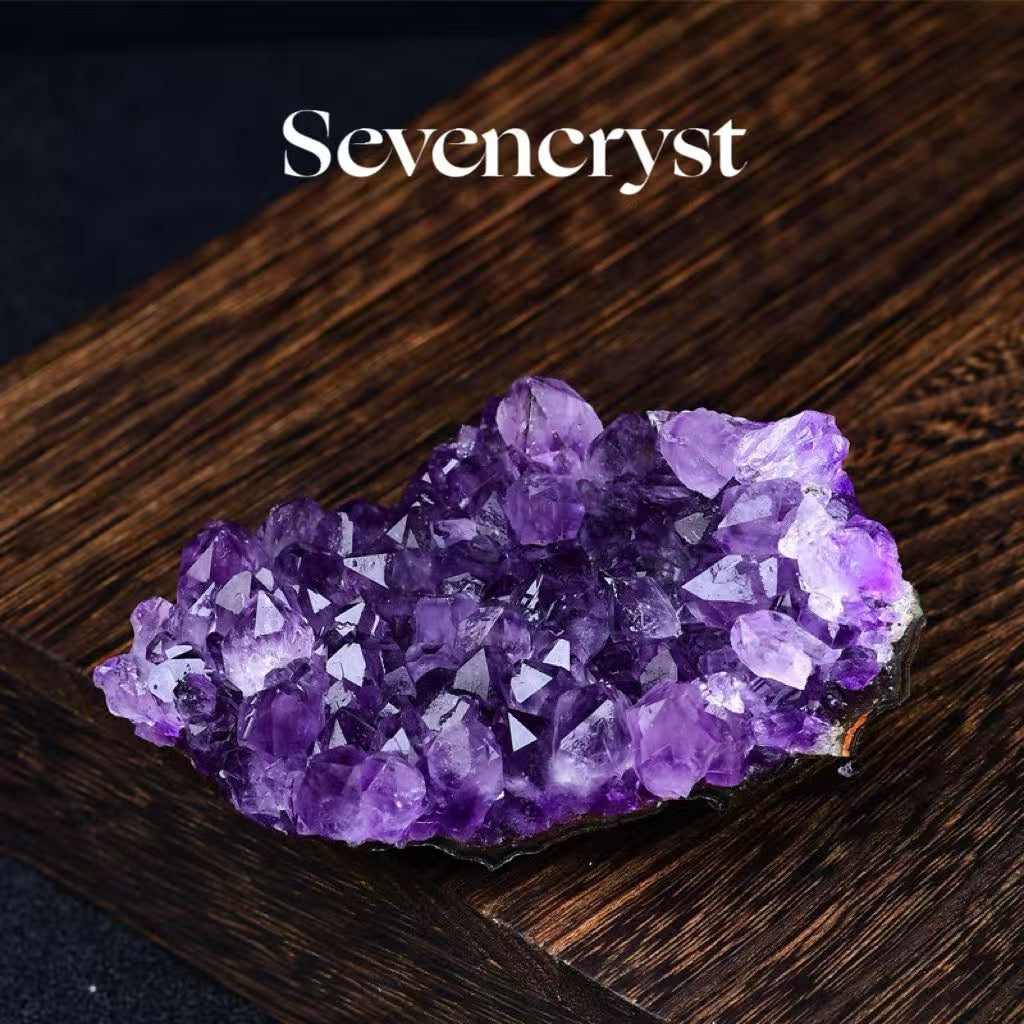 Natural Brazilian Amethyst Raw Ore Specimen Amethyst Block Amethyst Cave Crystal Cluster Ornament Raw Ore Specimen Wholesale