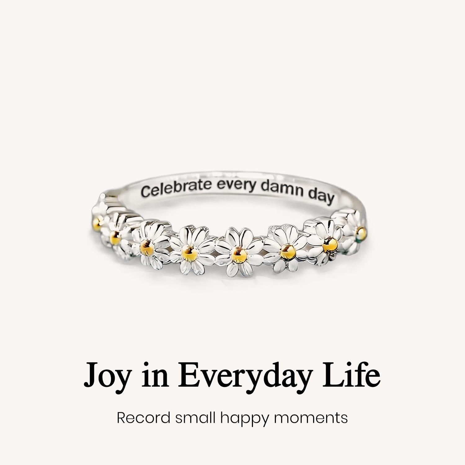 Celebrate Everyday Tiny Daisy Ring