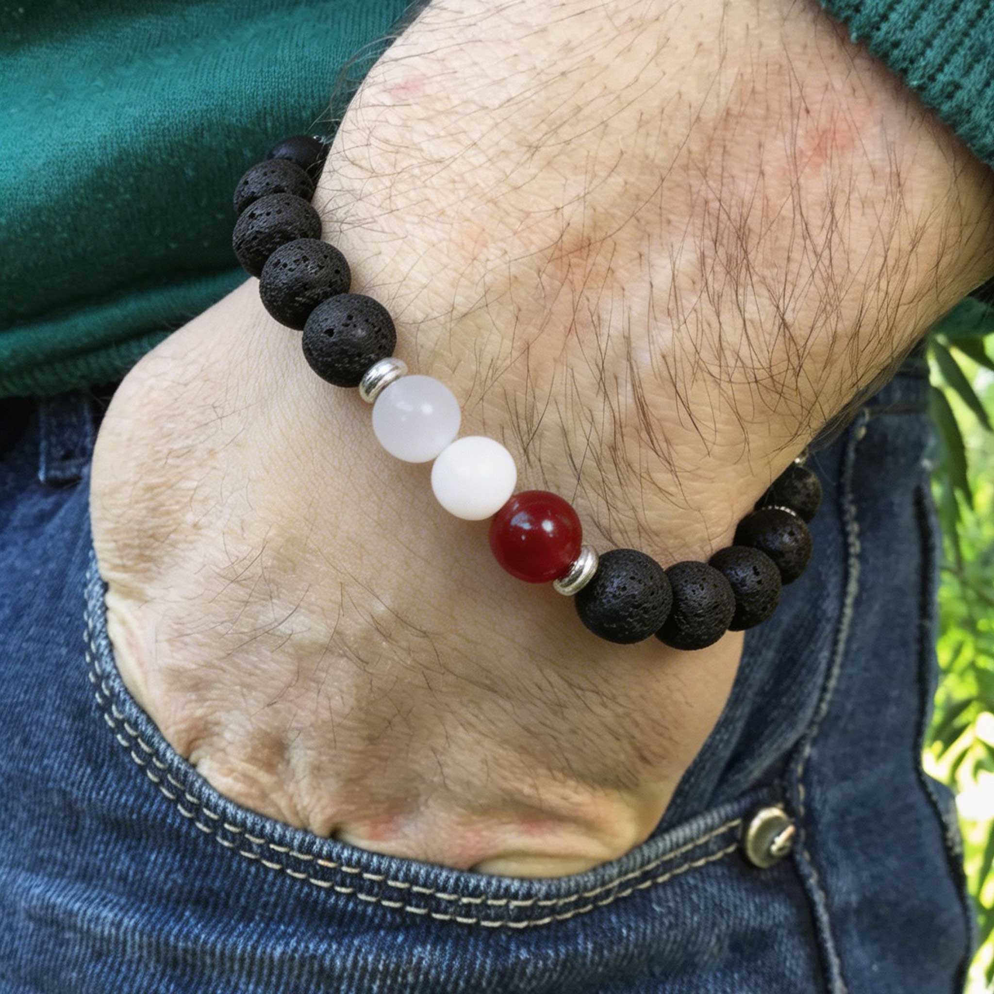 Custom Family Birthstone Bracelet for Dad