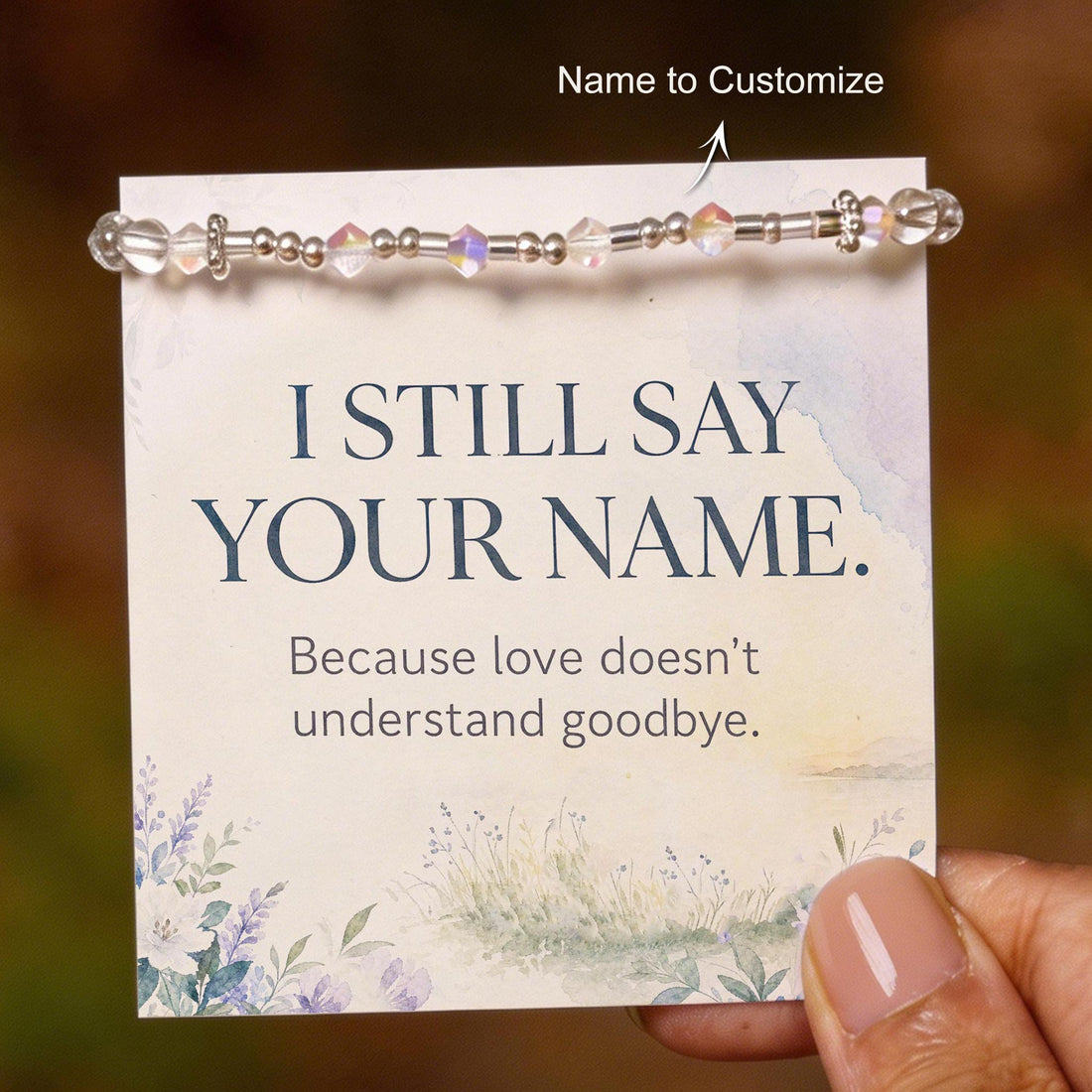 Custom Name Memory Morse Code Bracelet