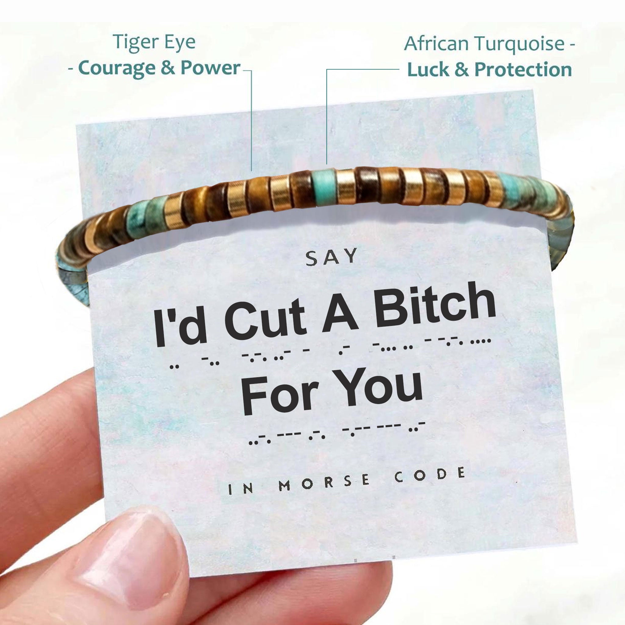 Friendship Morse Code Bracelet
