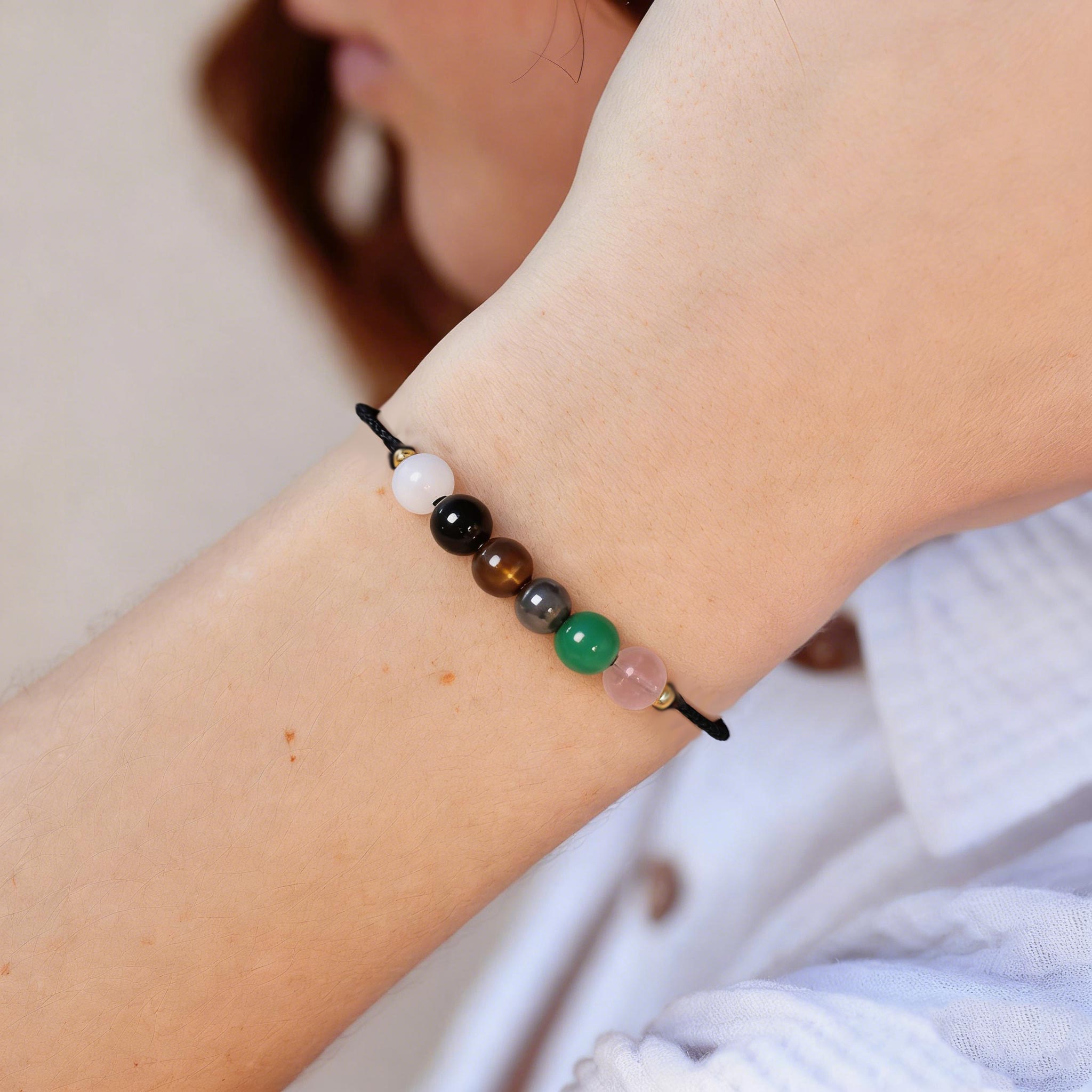 Mother Hidden Message Energy Stone Bracelet