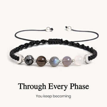 Moon Phases Crystal Healing Bracelet