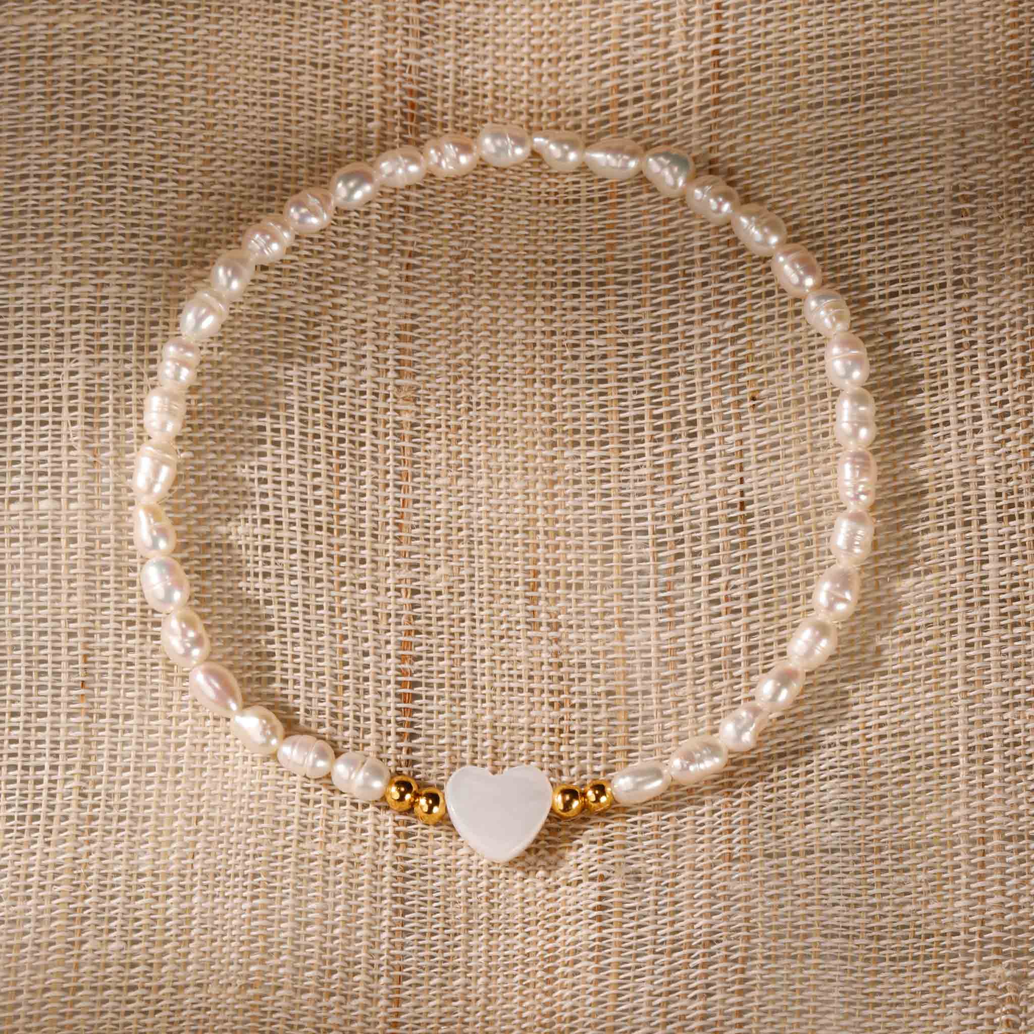 Fabulous Friend Pearl Love Heart Bracelet