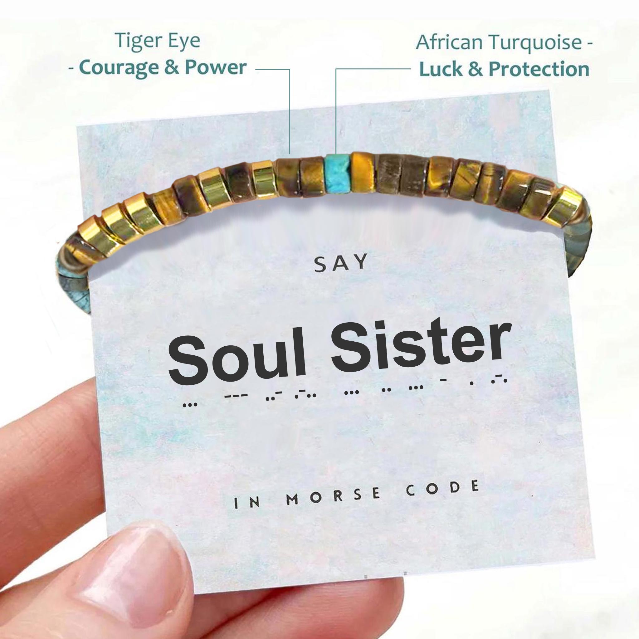 Friendship Morse Code Bracelet