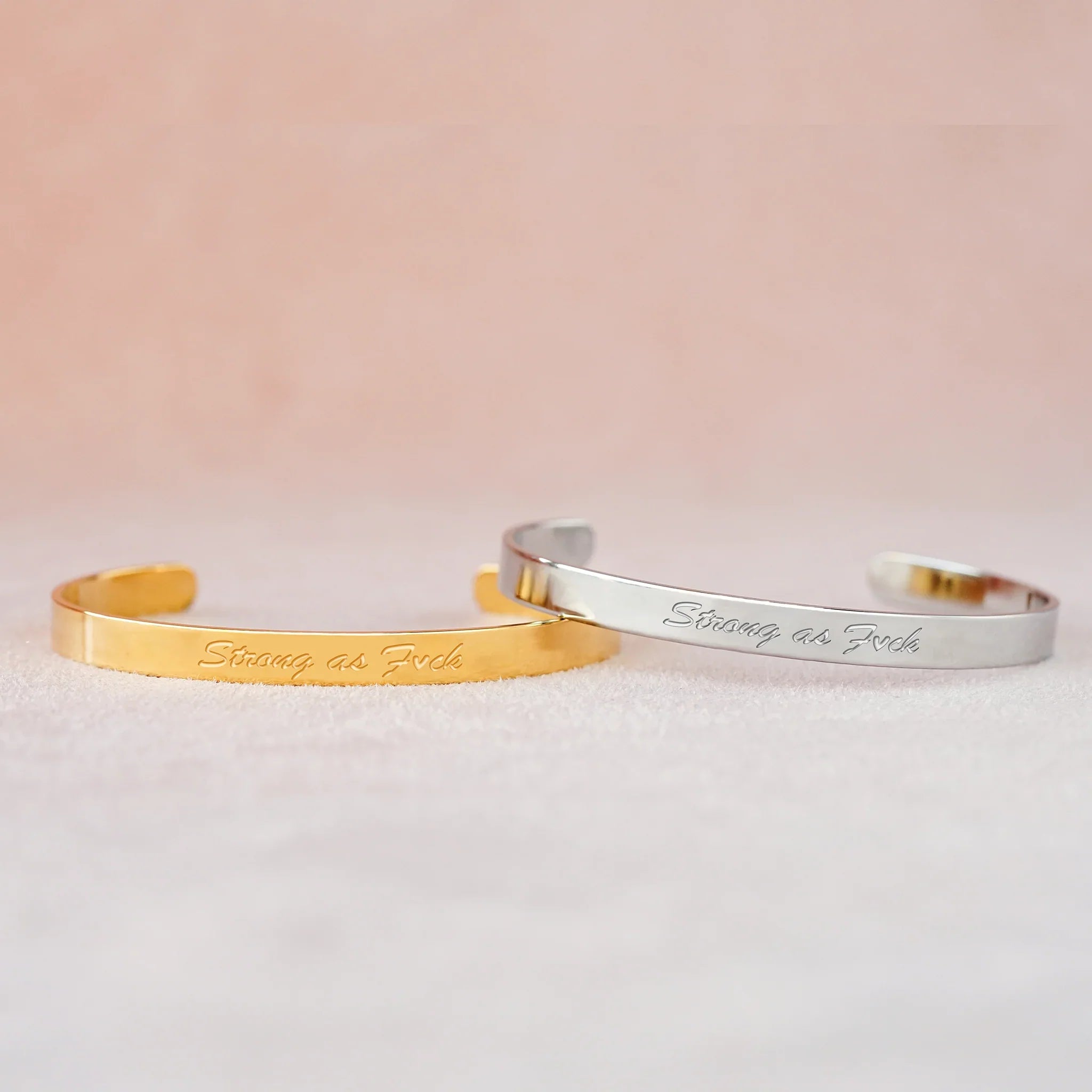 Strong As Fuck Mantra Bracelet