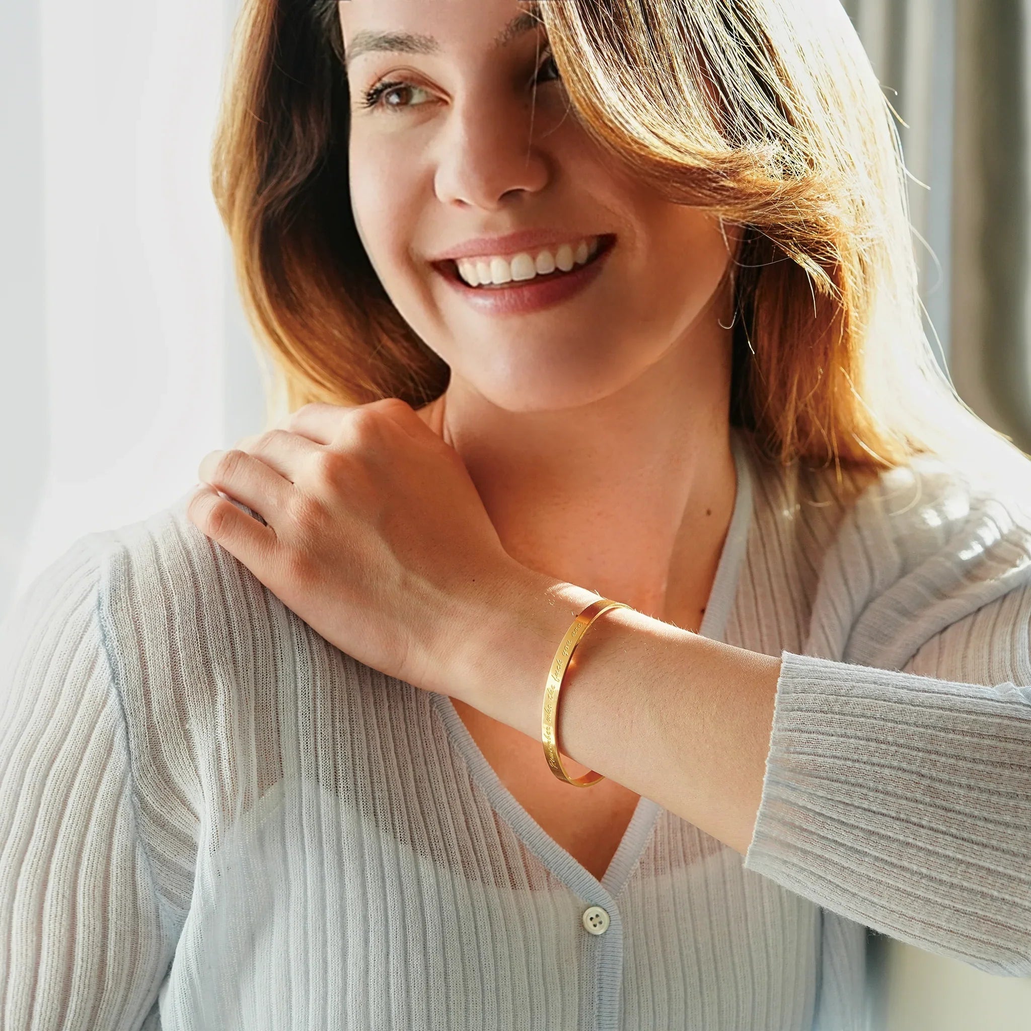 Strong As Fuck Mantra Bracelet