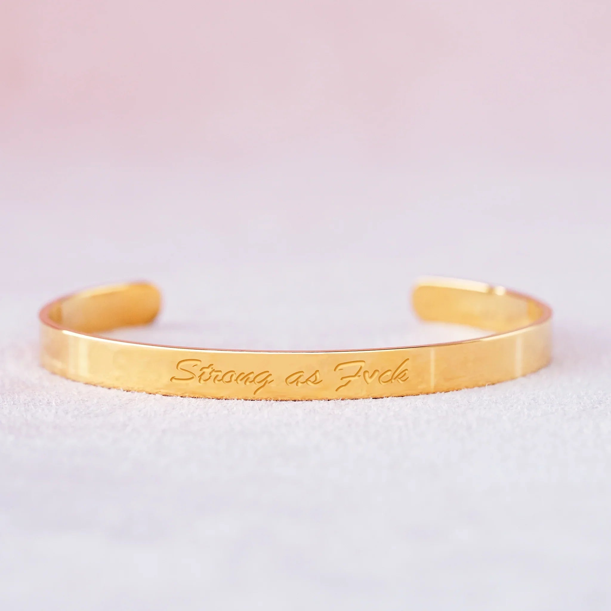 Strong As Fuck Mantra Bracelet