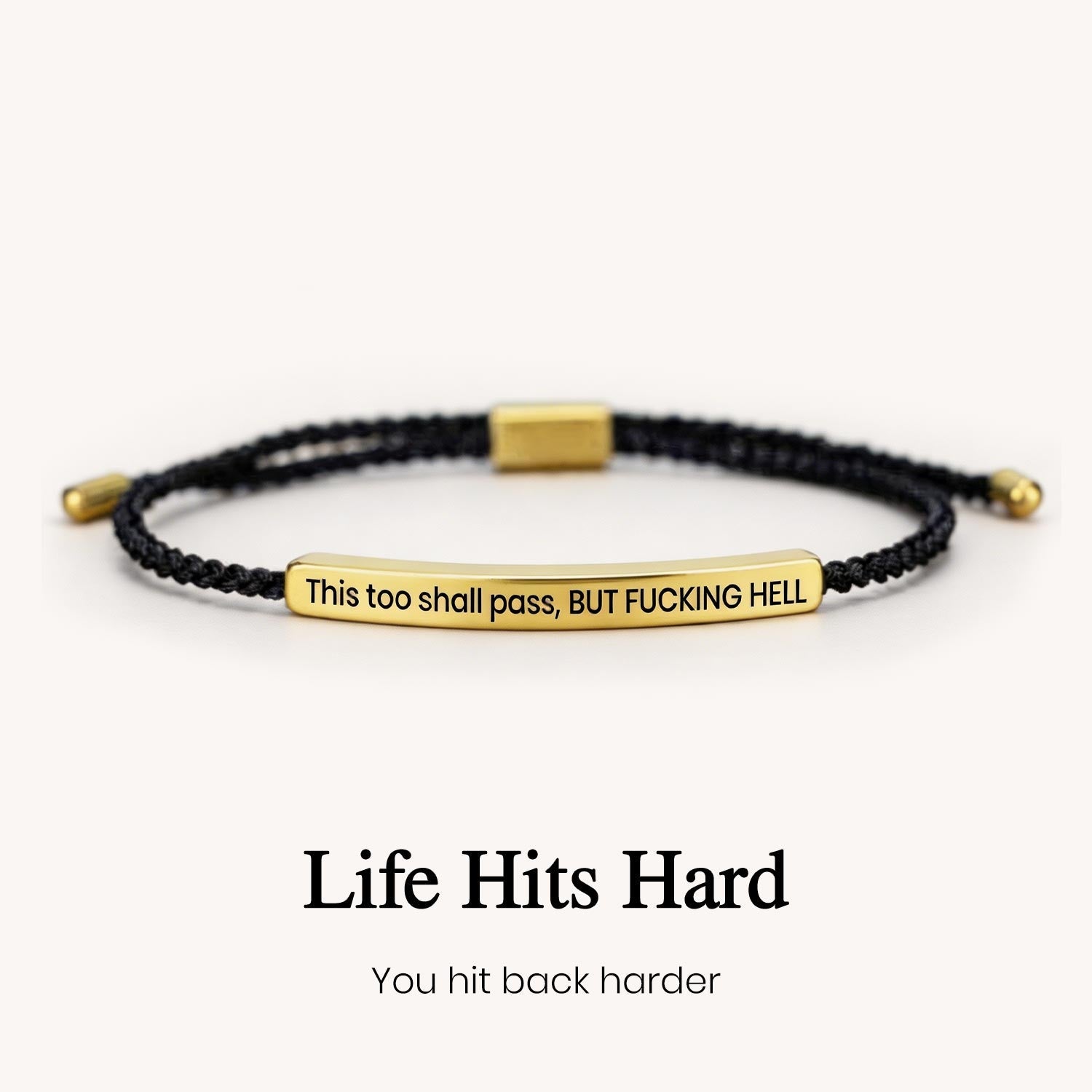 This Too Shall Pass Tube Bracelet