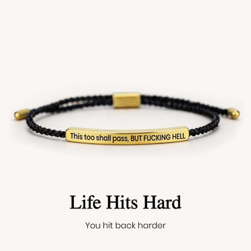 This Too Shall Pass Tube Bracelet