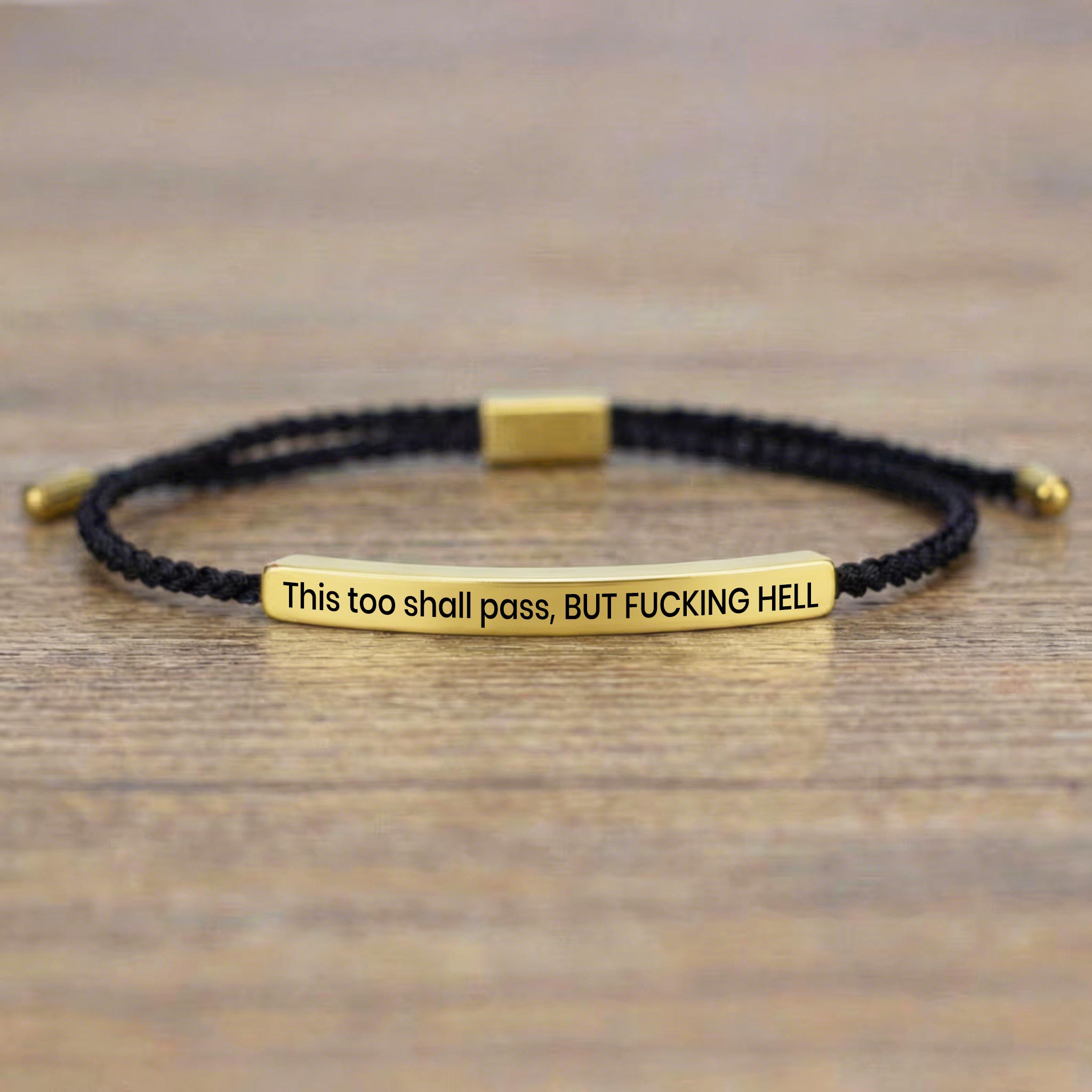 This Too Shall Pass Tube Bracelet