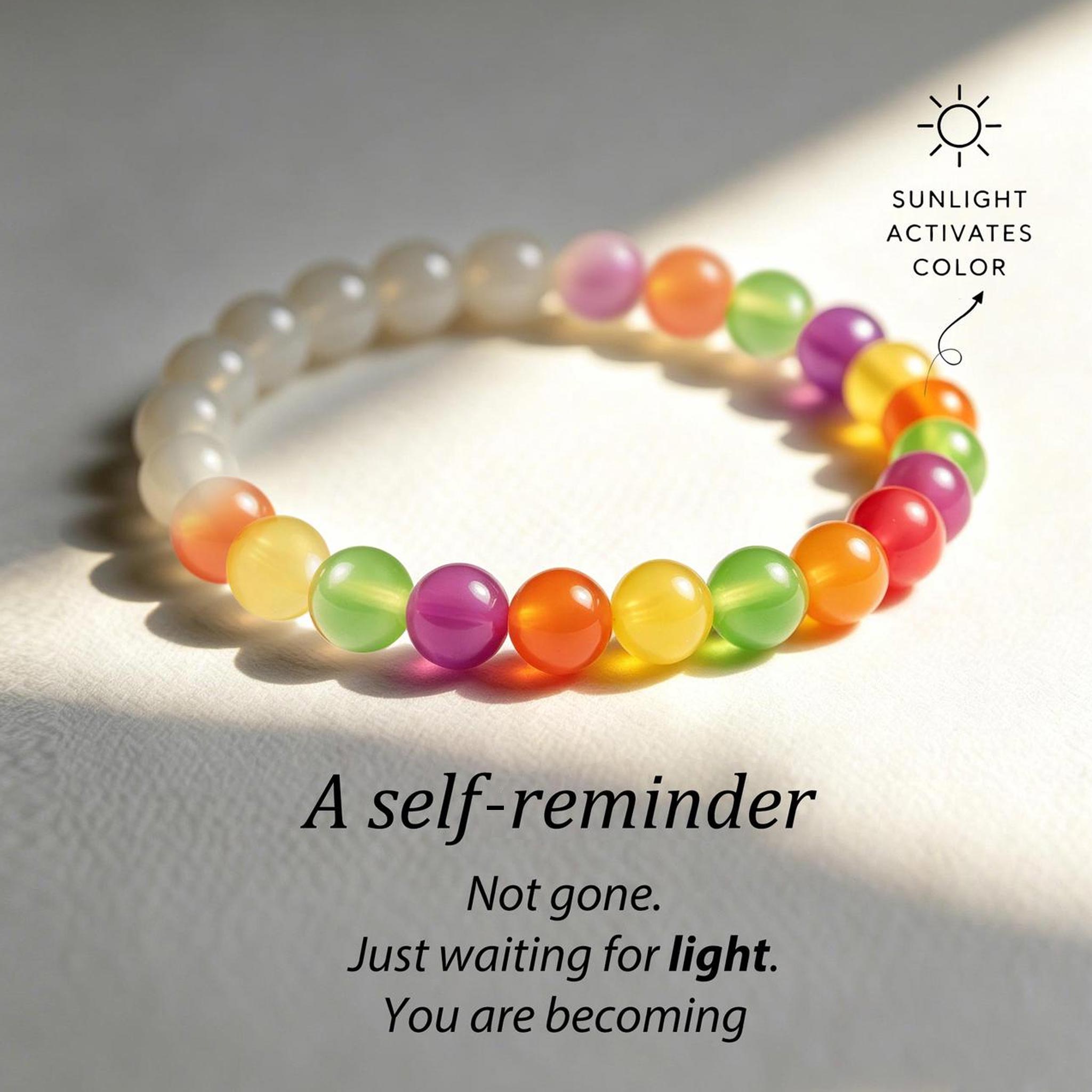 Waiting For Light-Color Changing UV Reactive Bracelet