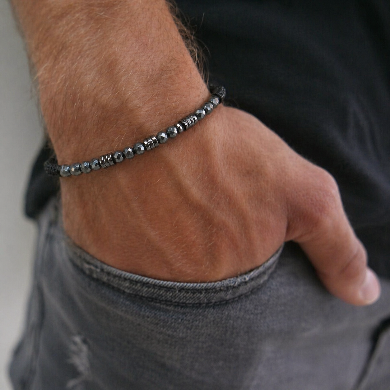 'I Love You Dad' Morse Code Bracelet