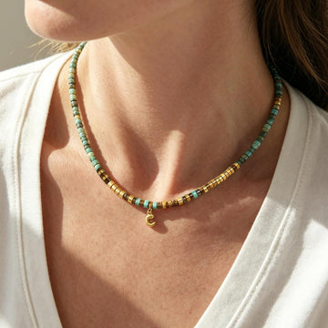 Strong As Fuck Turquoise Necklace