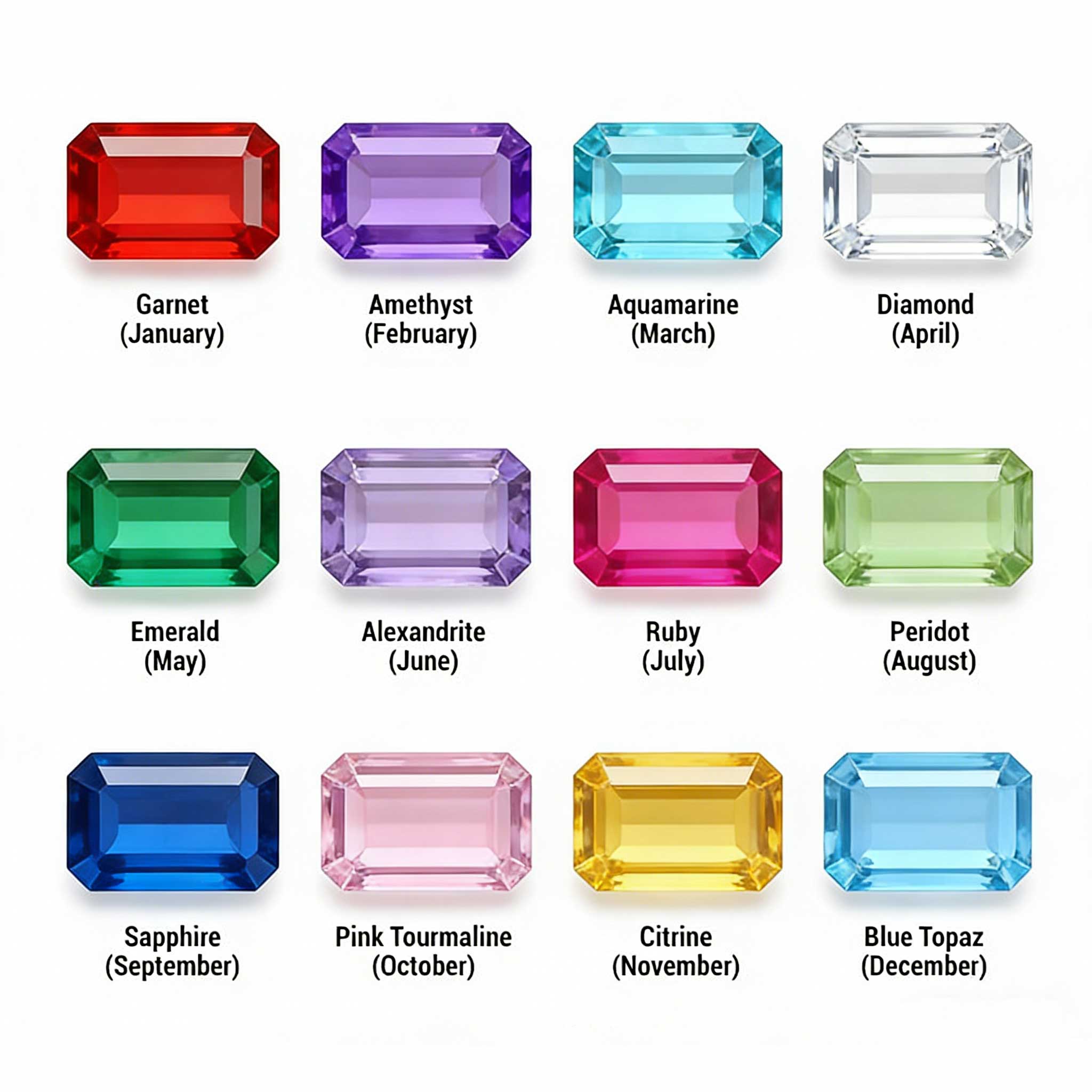 Custom Duo Baguette Birthstone Ring