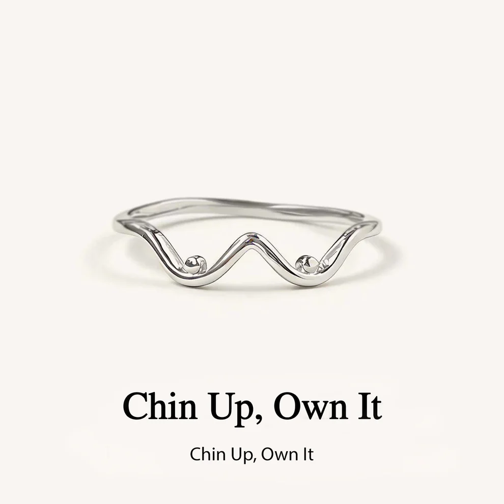 Empowerment Chin Up Tits Out Silver Boobie Ring