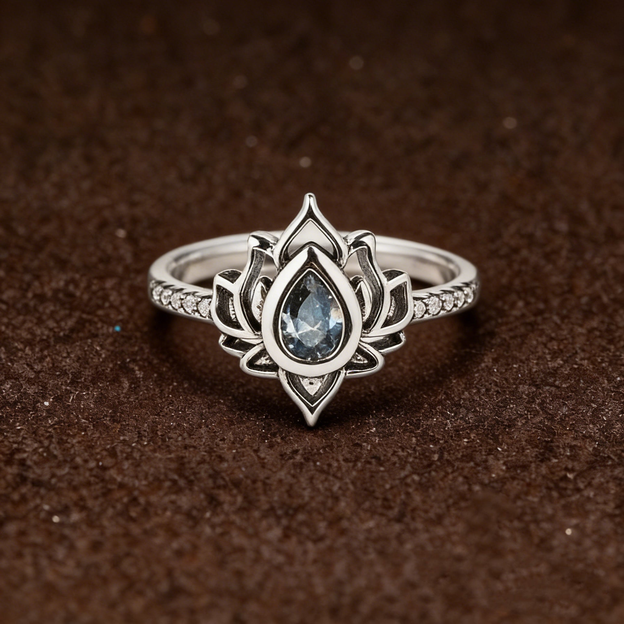 This Too Shall Pass Lotus Ring