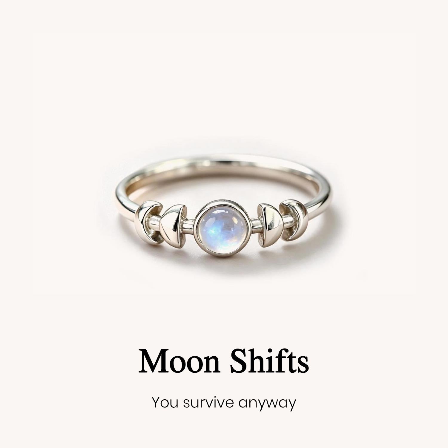 This Too Shall Pass Moon Phases Ring