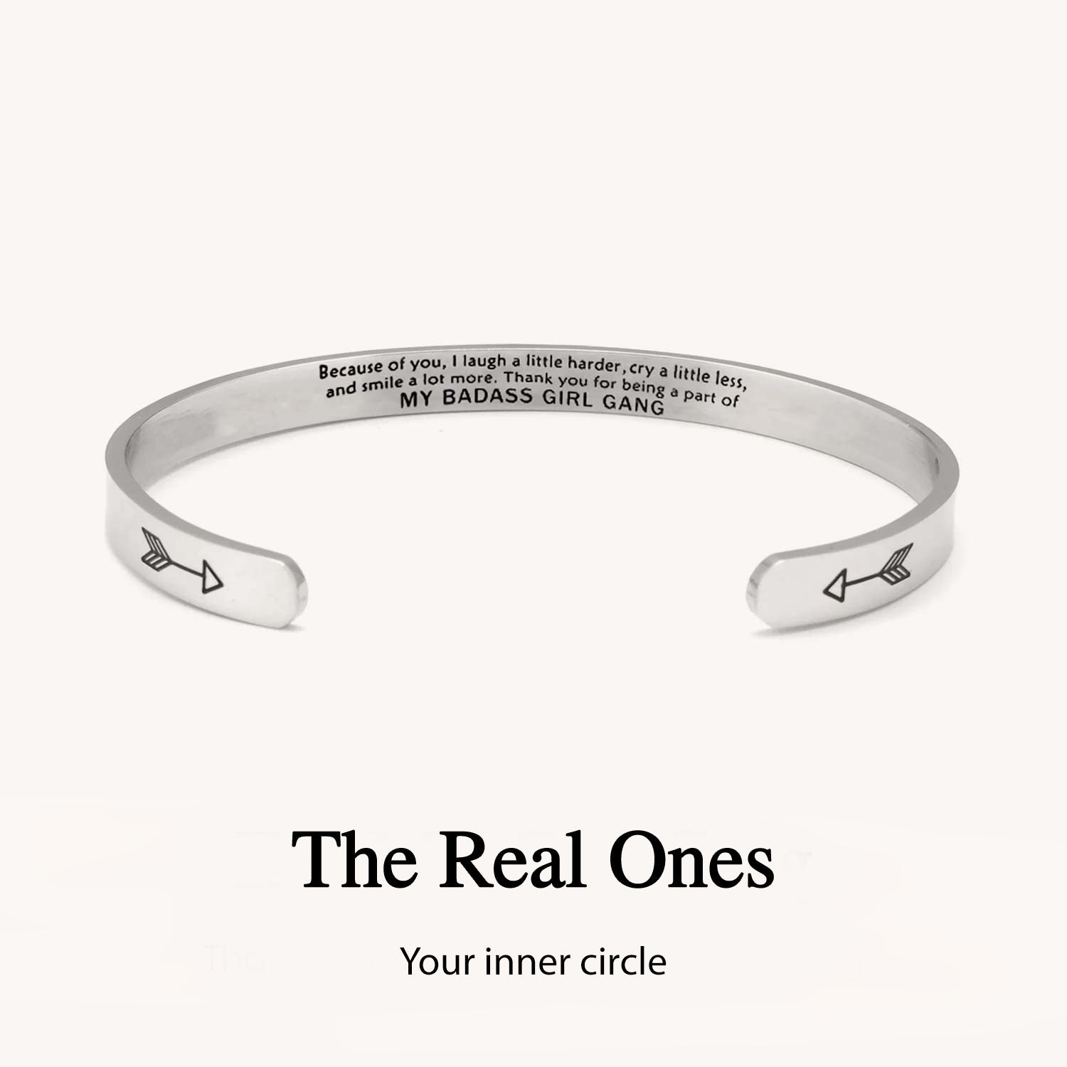 My Badass Girl Gang Multiple Color Stainless Arrow Cuff Bracelet