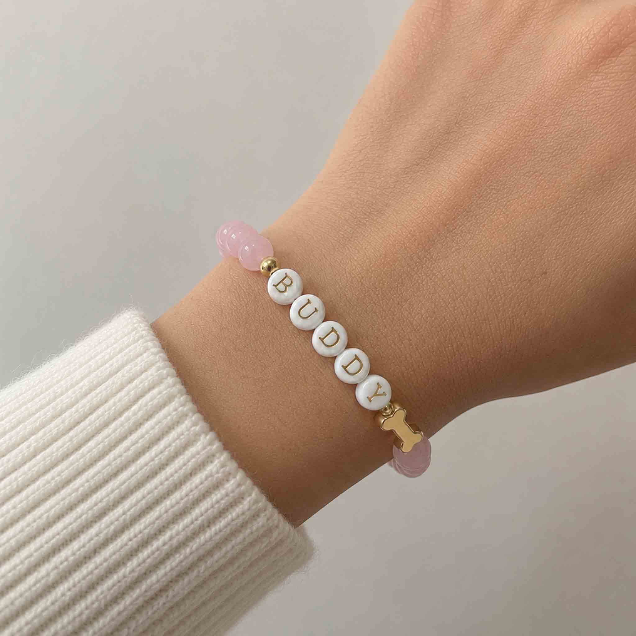 Custom Pet Name Crystal Bracelet