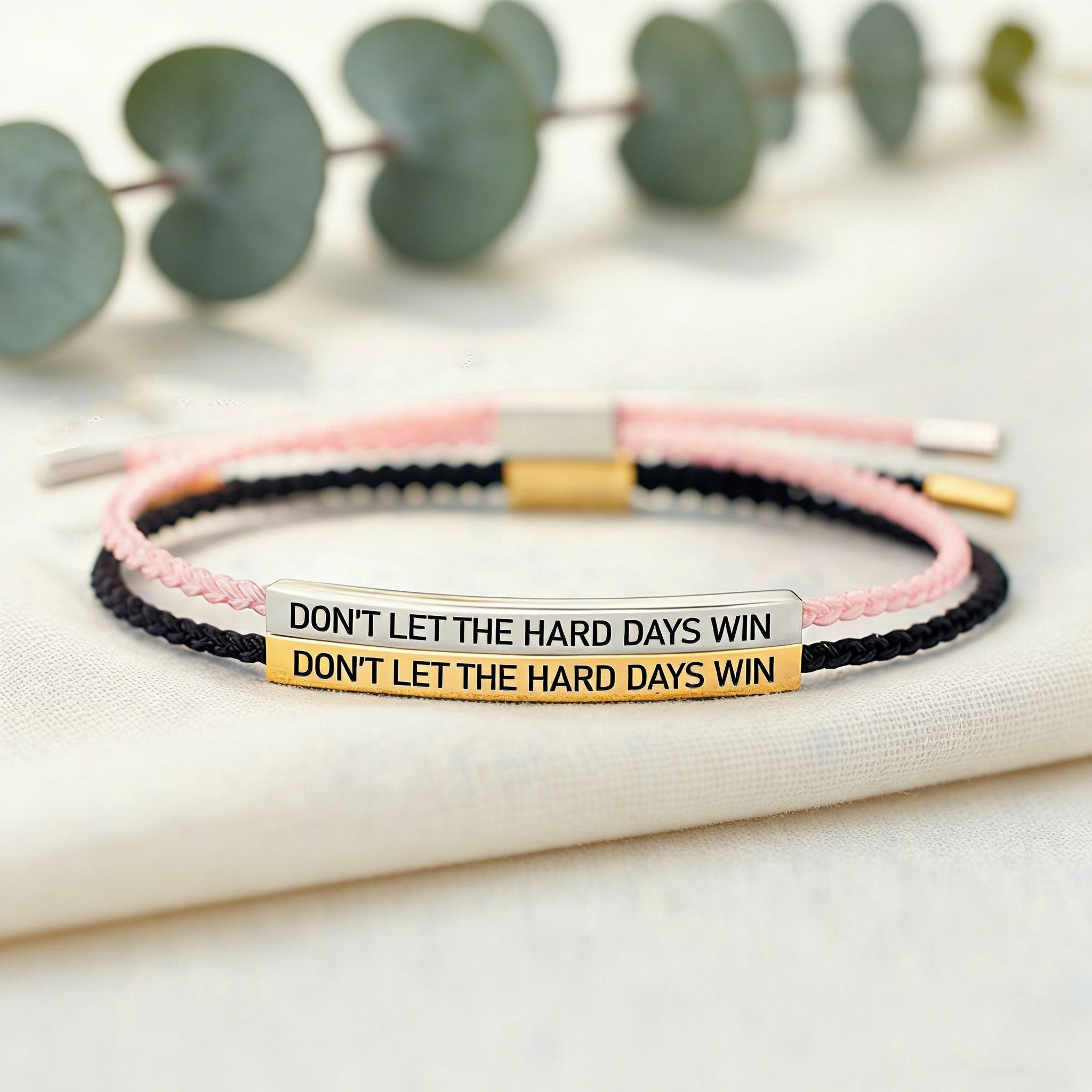 Do Not Let the Hard Days Win Tube Bracelet
