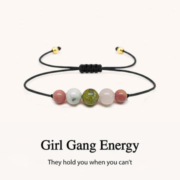 Emotional Support Girl Gang Crystal Bracelet
