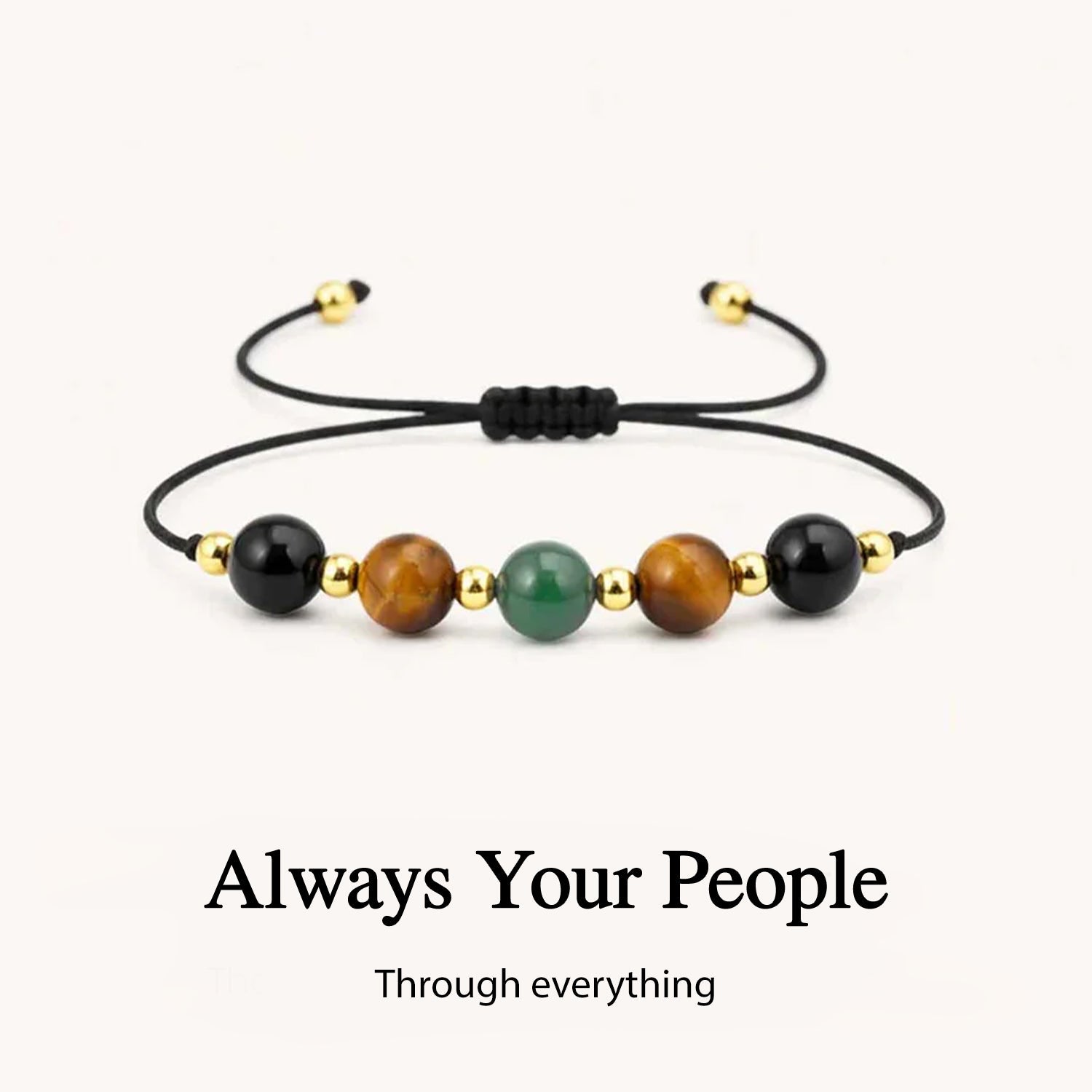 Girl Gang Courage and Strength Crystal Bracelet