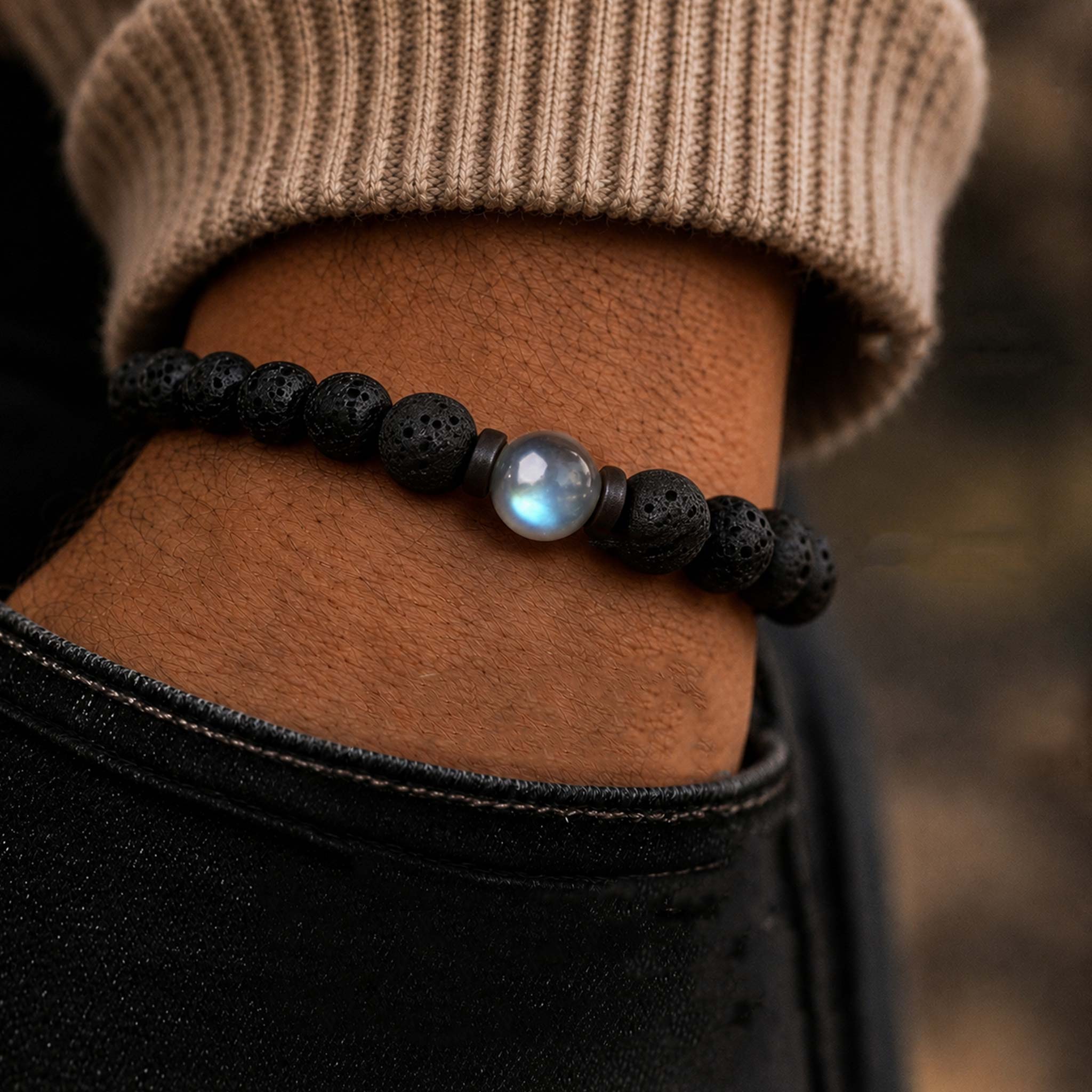 Natural Gemstone Strength Bracelet