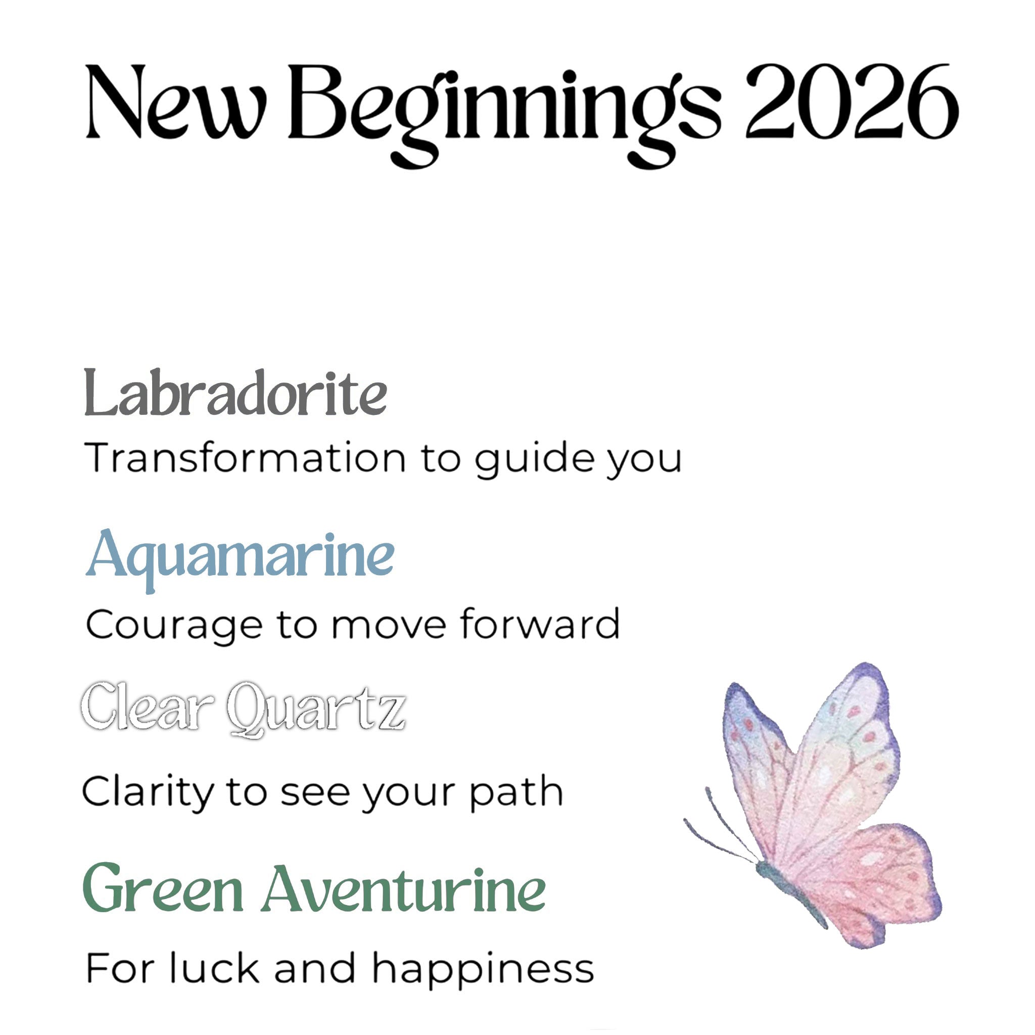 New Beginnings Energy Crystal Bracelet