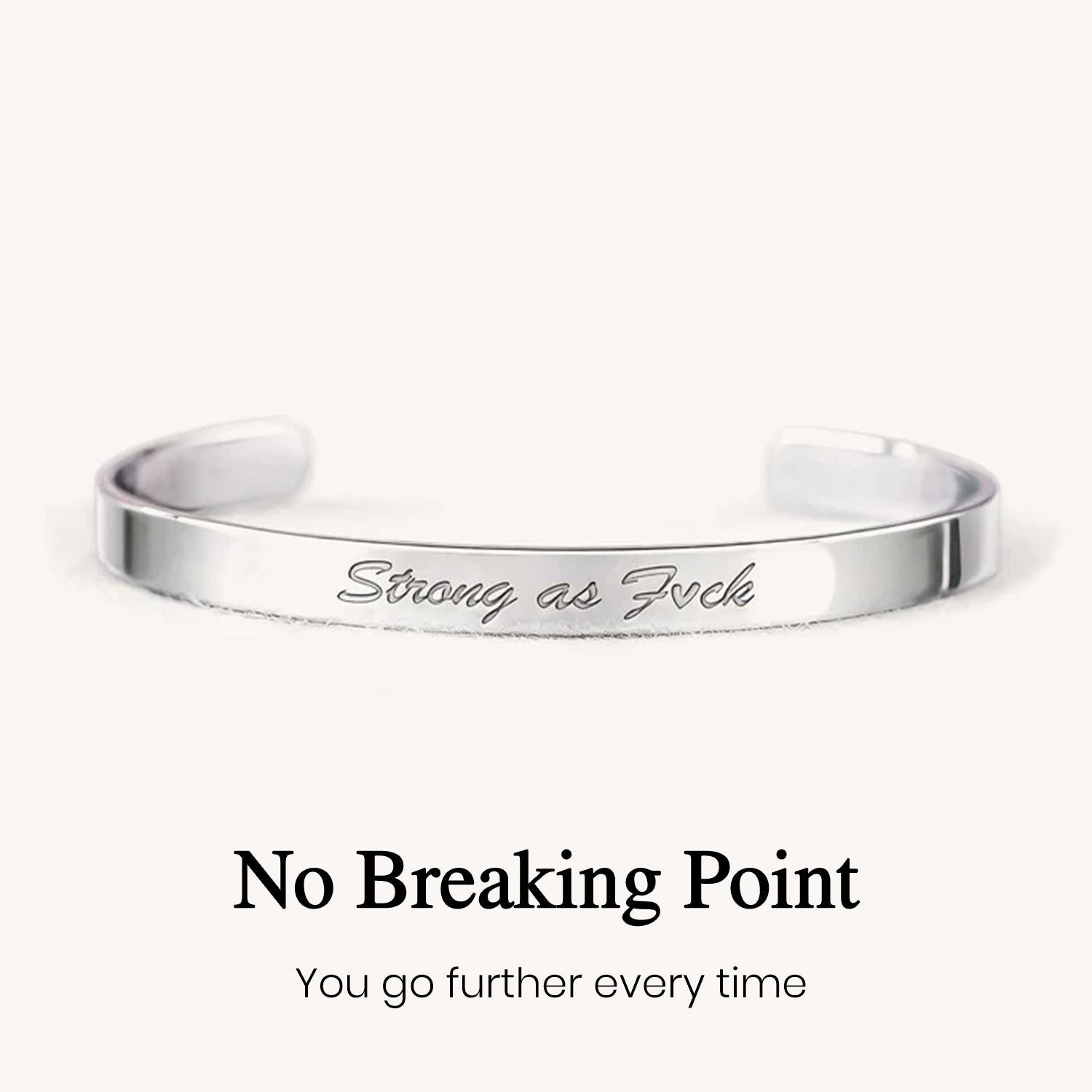 Strong As Fuck Mantra Bracelet