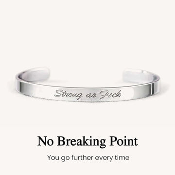 Strong As Fuck Mantra Bracelet