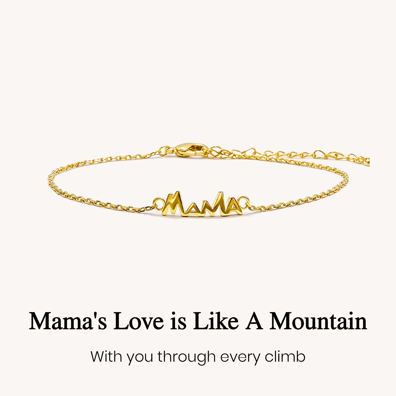 Through Ups and Downs MAMA Mountain Bracelet