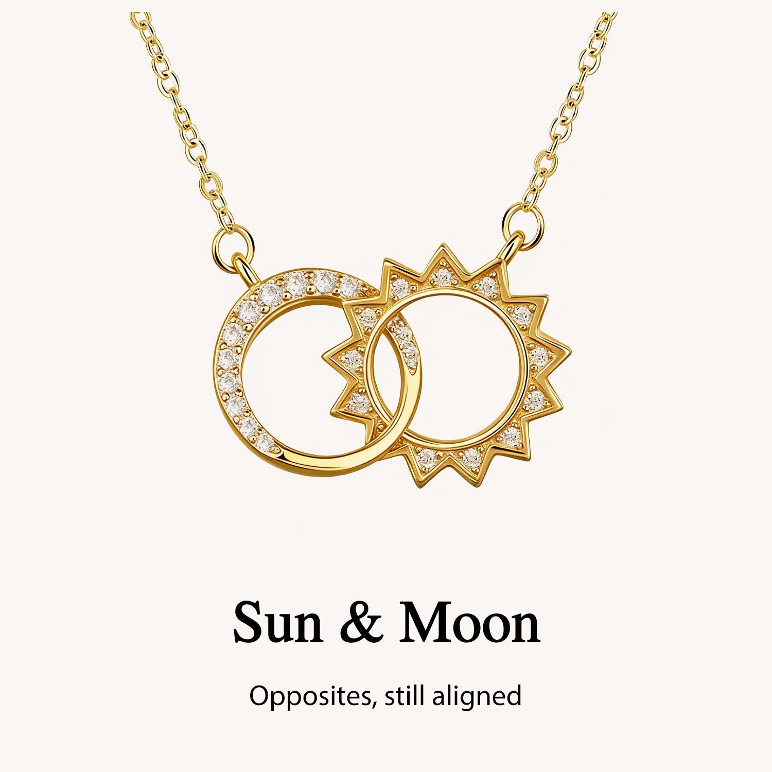 Best Bitches Sun and Moon Squad Necklace