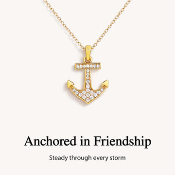 My Lifelong Friend Anchor Necklace