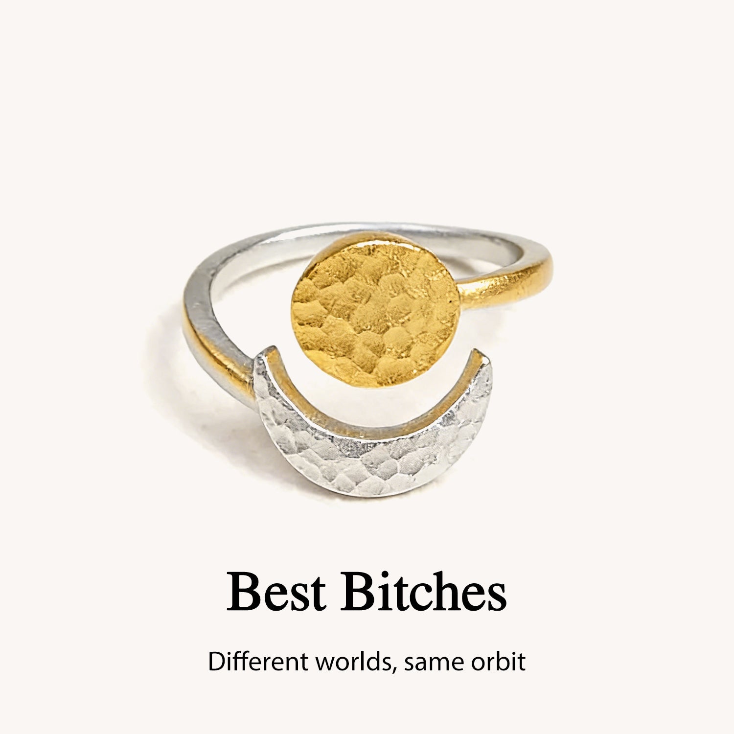 Best Bitches Squad Sun and Moon Ring