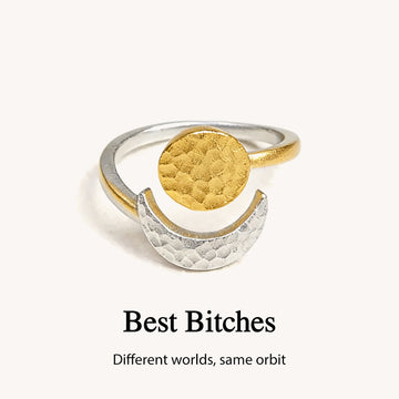 Best Bitches Squad Sun and Moon Ring