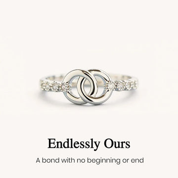 Mom & Daughter Interlocking Circle Ring